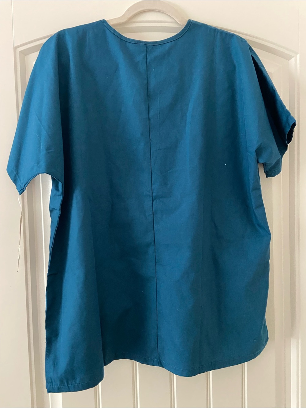 NWT Cherokee Workwear Teal V-Neck Scrub Top Medium - Picture 5 of 10